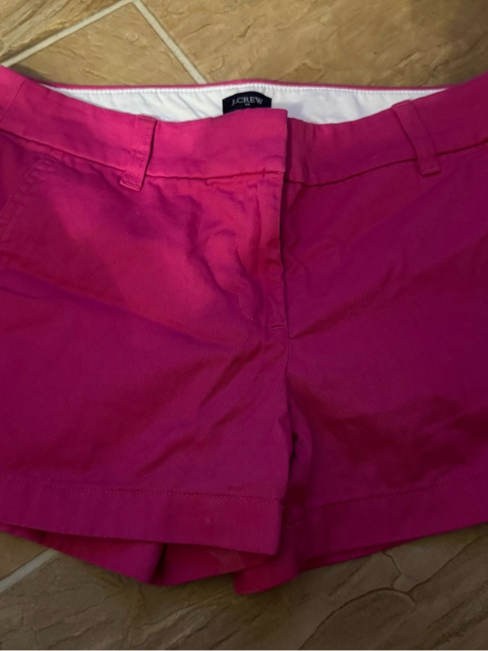 J. Crew Hot Pink Women's Chino Bermuda Shorts